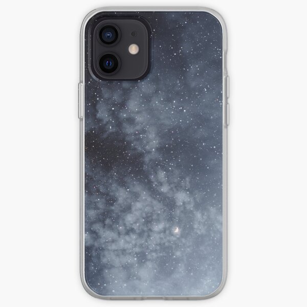 Blue veiled moon iPhone Soft Case
