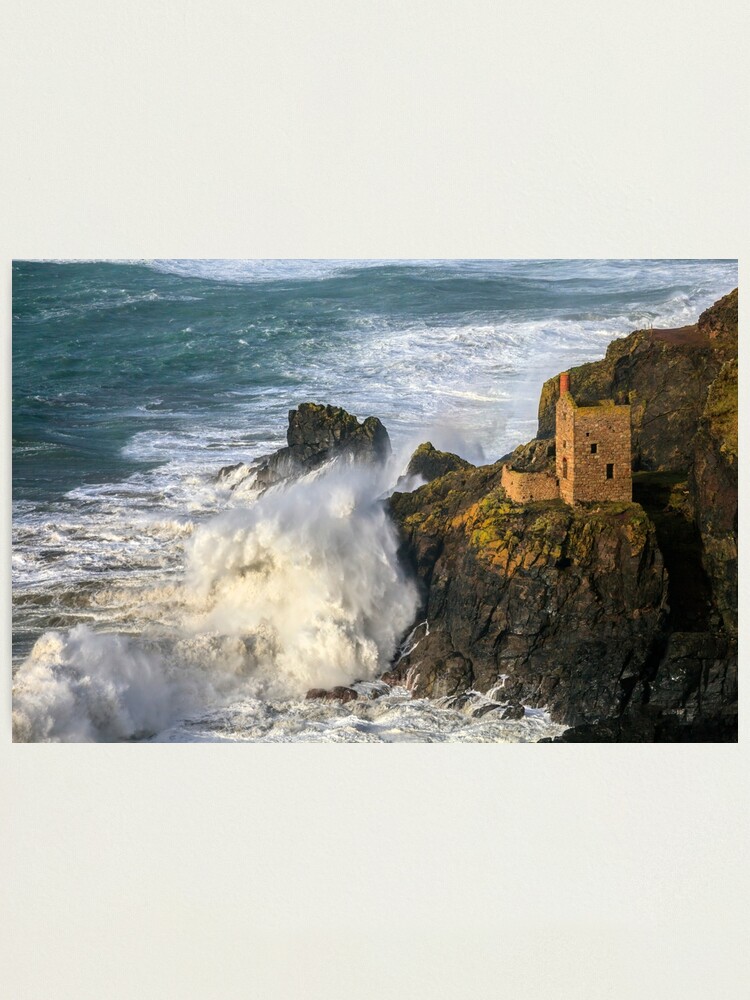 Thumbnail 1 of 3, Photographic Print, Lower engine house at Botallack designed and sold by bitm2007.