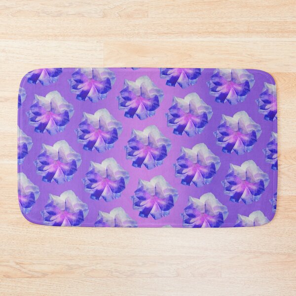 Item preview, Purple Floral Poly Art Decorative Pattern Design designed and sold by Krystian Stafford.