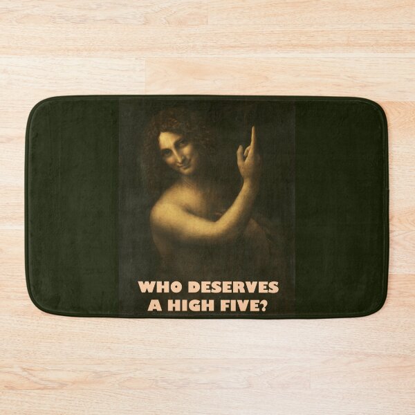 Item preview, John the Baptist asks Who Deserves a High Five? designed and sold by weavernap.