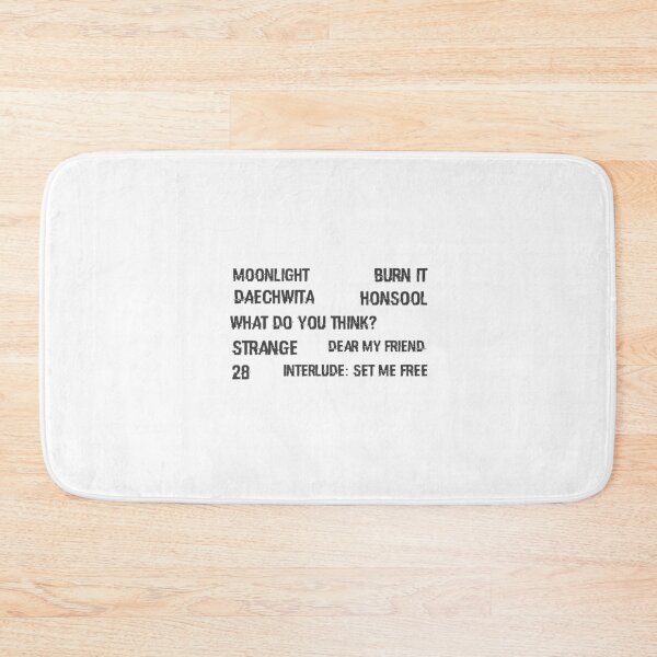 Item preview, D-2 Agust D Song Titles designed and sold by sophiamgos.
