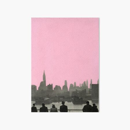 New York Nights Art Board Print