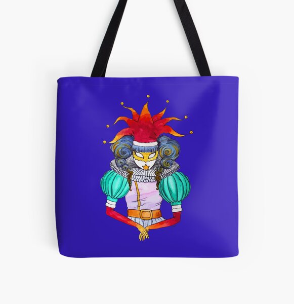 Christmas in Venice : Court Jester All Over Print Tote Bag