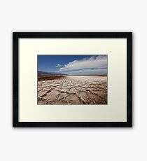 Devil's Speedway, Badwater Basin, Death Valley Framed Print