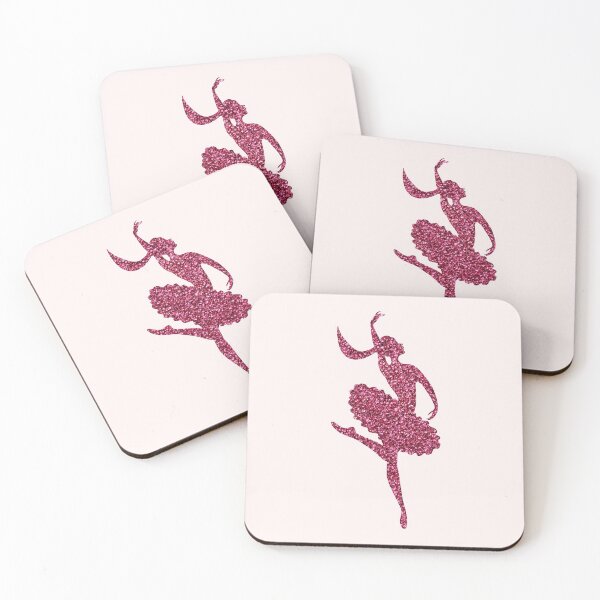 Item preview, Pink Glitter Ballet Dancer designed and sold by Julia2Julia.