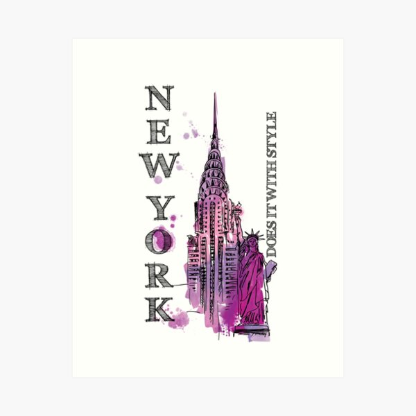 Artikel-Vorschau von NYC-Stil, designt und verkauft von monkeymade.