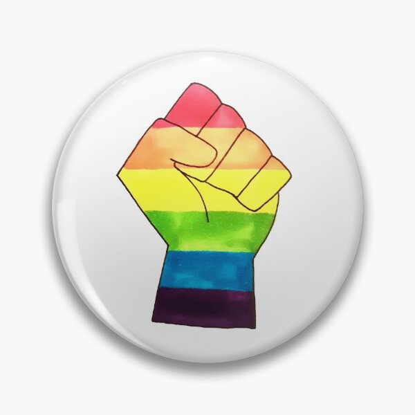 Item preview, Rainbow Gay Pride Fist  designed and sold by kdm-art.