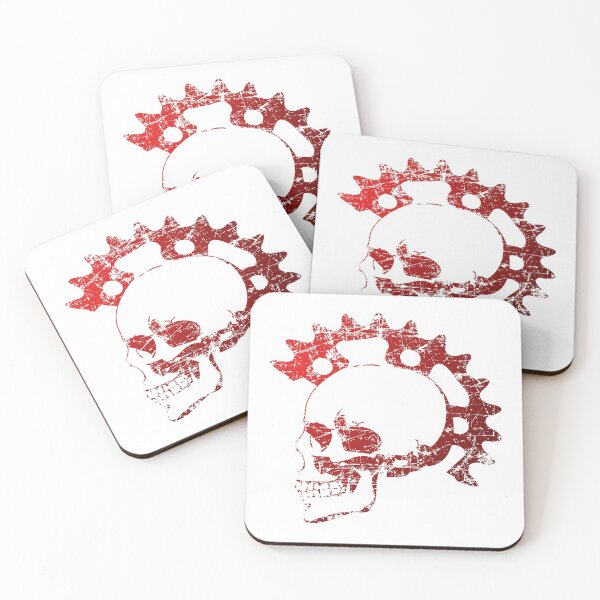Item preview, Gear Grind Skull - Red designed and sold by Gonzaga4.