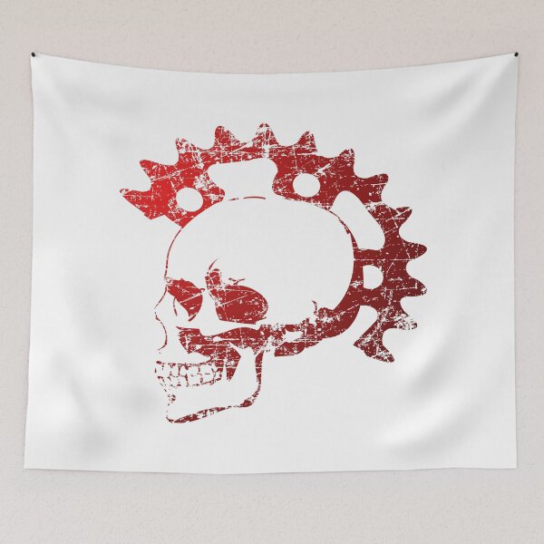 Item preview, Gear Grind Skull - Red designed and sold by Gonzaga4.