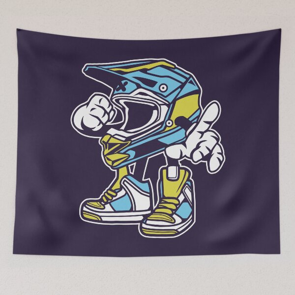 Item preview, Motorcross helmet designed and sold by cartoonbug.