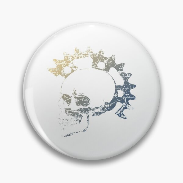 Item preview, Gear Grind Skull - Blue designed and sold by Gonzaga4.