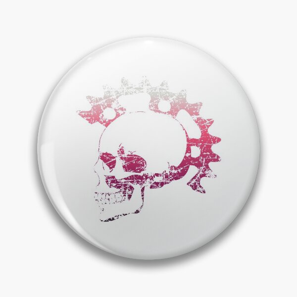 Item preview, Gear Grind Skull - Rose designed and sold by Gonzaga4.