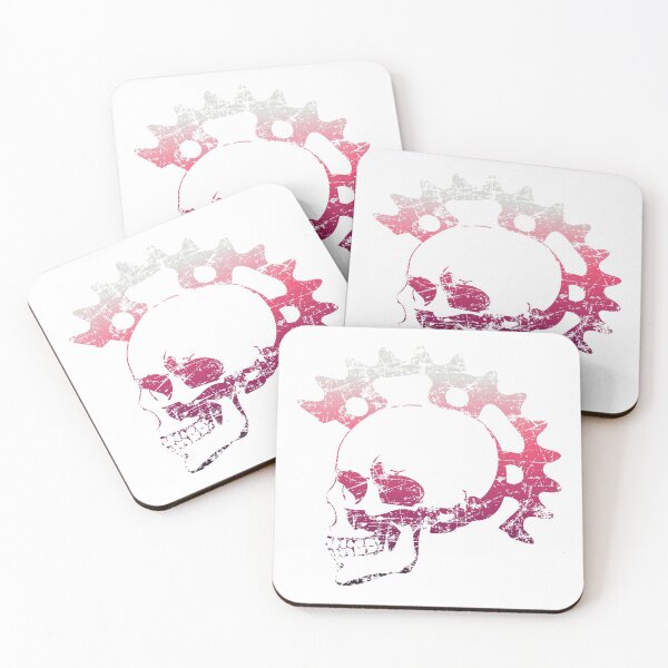 Item preview, Gear Grind Skull - Rose designed and sold by Gonzaga4.
