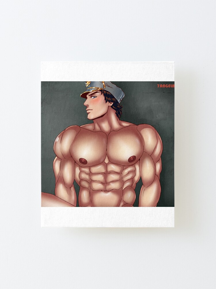 More on Patreon 7angelm, Gay, art, bara, pecs, characters, hot, sexy, boys,  male, body, anime, bl, fanart, guys, digital