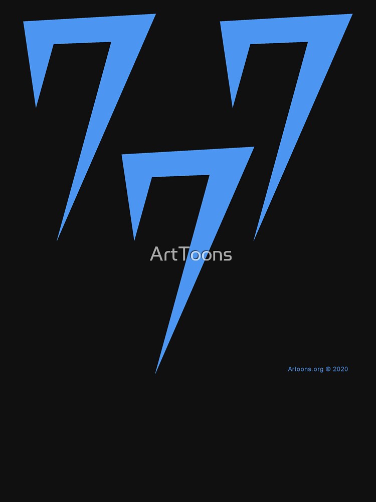 "777 God's Number" Tshirt for Sale by ArtToons Redbubble 777 t