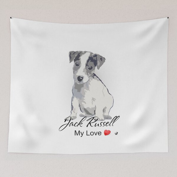 Item preview, Jack Russell Terrier illustration with inscription designed and sold by Alexandra Kueny.