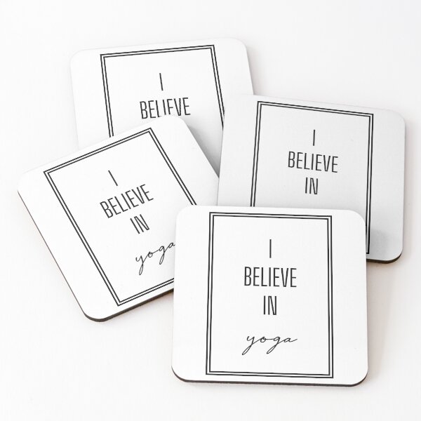 Item preview, ModernI believe in yoga design designed and sold by blacklittlemoon.