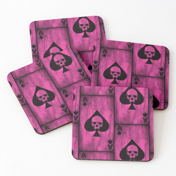 Item preview, Skull Pink Ace of Spades Morale Collectable Airsoft - Morale Collectable Airsoft - Airsoft Loadout Design designed and sold by AirsoftBD.