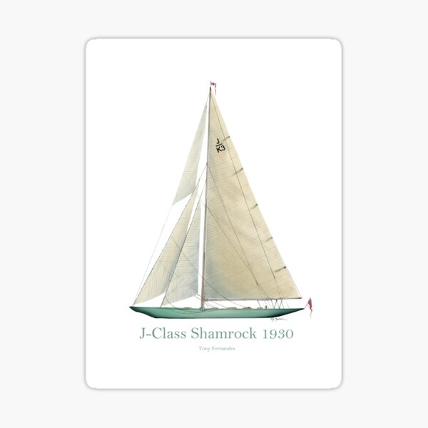 1930 Shamrock V Sticker