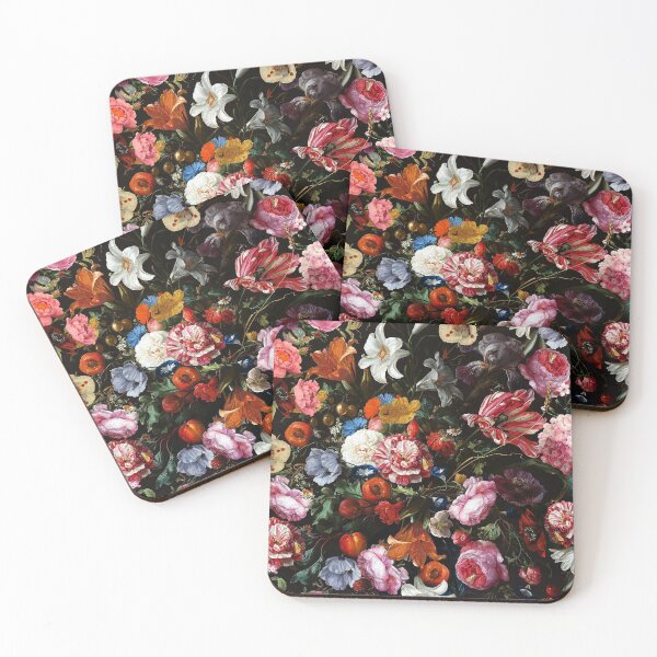 Item preview, Dutch Vintage Botanical Flowers Midnight Garden Nightgarden designed and sold by UtArt.
