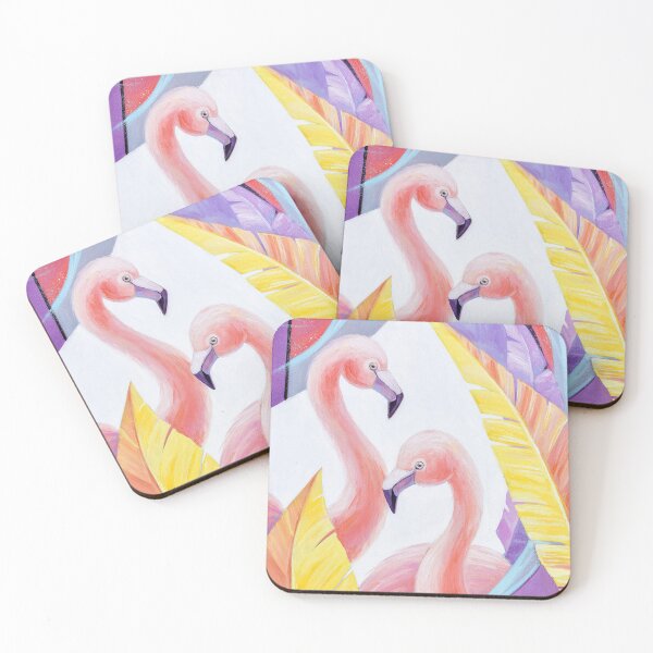 Item preview, Flamingos in Love. Floral Mood designed and sold by Olya Yatsenko.