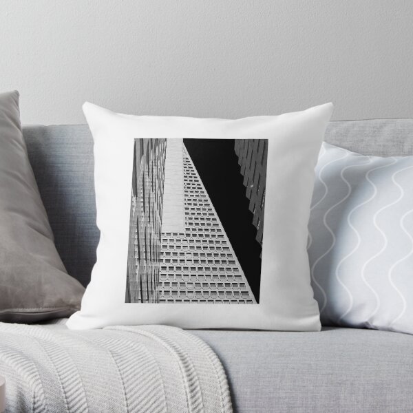 transam pyramid Throw Pillow