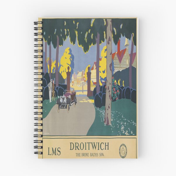 Item preview, LMS Droitwich vintage travel poster designed and sold by stickart-marek.