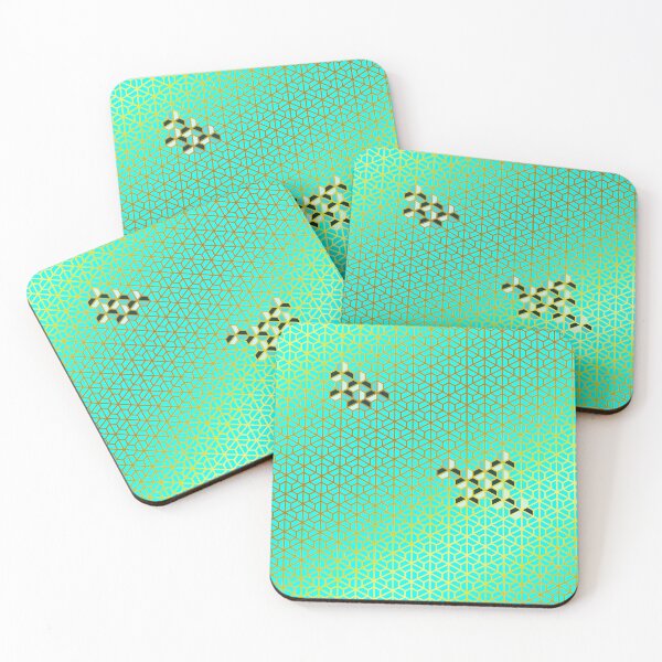 Item preview, Hexagonal stunning geometric pattern: Bishamon Kikko designed and sold by Blacklinesw9.