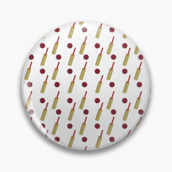 Item preview, Cricket Bat and Ball Pattern Design designed and sold by MimsTees.