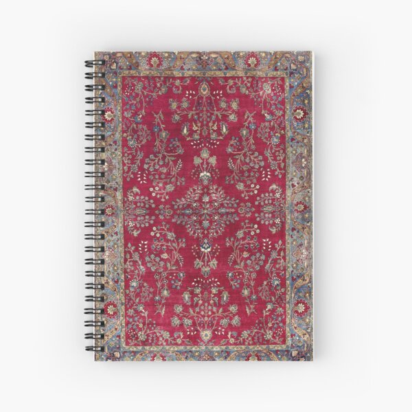 Item preview, Kashan Central Persian Silk Rug Print designed and sold by Vicky Brago-Mitchell®.
