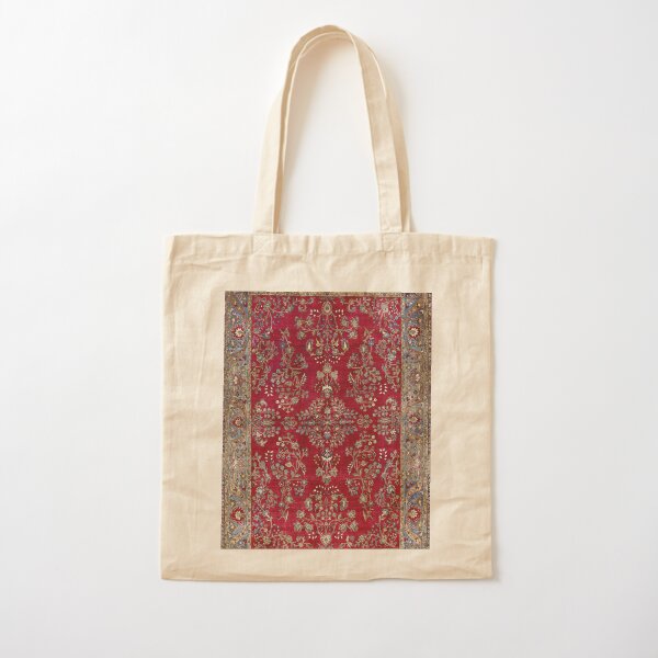 Item preview, Kashan Central Persian Silk Rug Print designed and sold by Vicky Brago-Mitchell®.