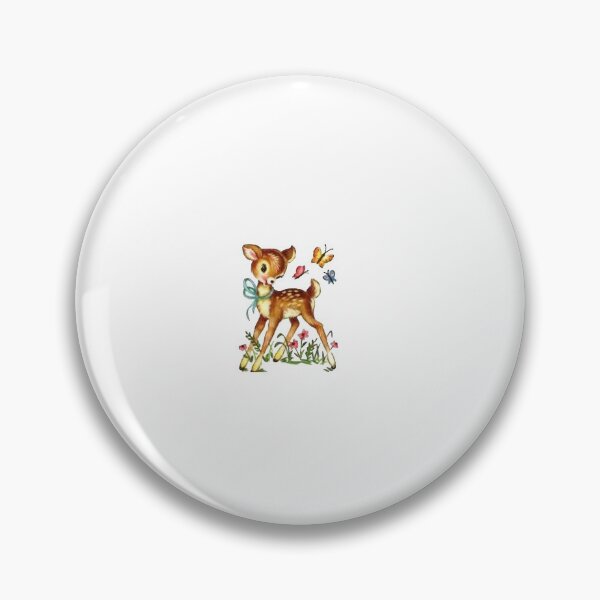 Item preview, vintage cottagecore deer/fawn sticker designed and sold by chachels.