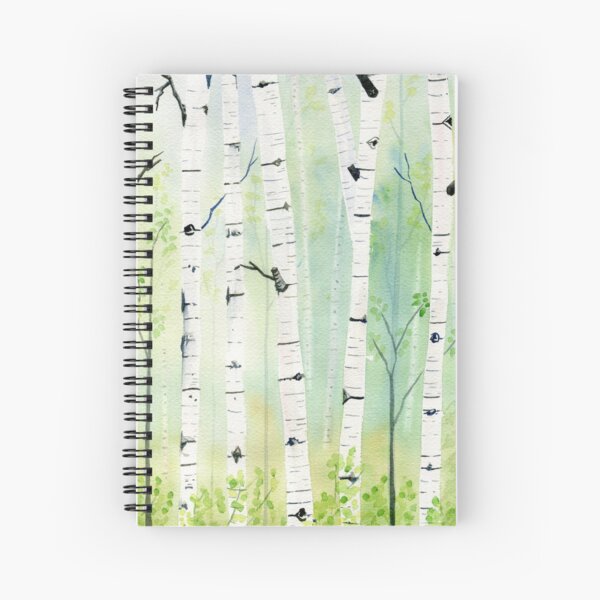 Birch Trees 2 Spiral Notebook