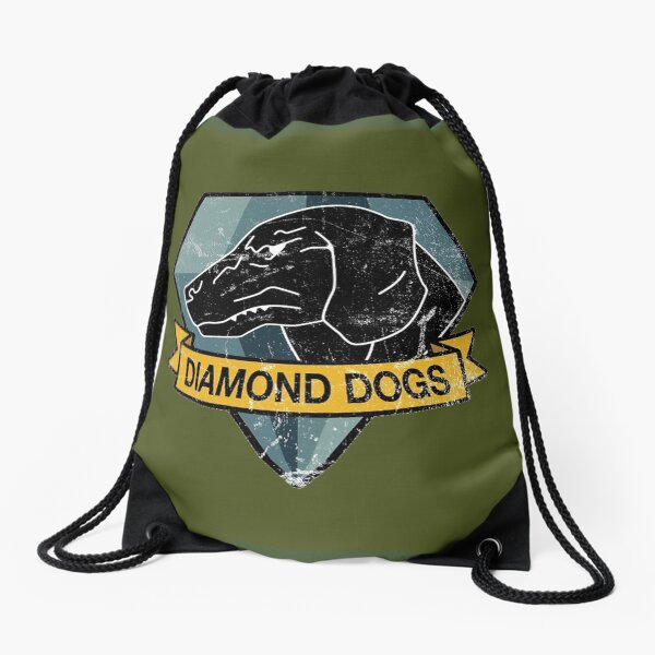 METAL GEAR SOLID - DIAMANT HUNDE "ARMEE GRÜN" TASCHE Turnbeutel
