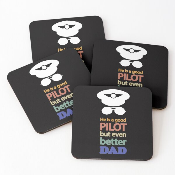 Item preview, Funny Pilot Dad Gift, best for father's day, He is a good pilot, but even better Dad designed and sold by avionbubble.