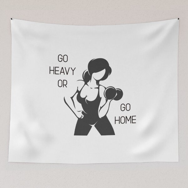 Item preview, GO HEAVY OR GO HOME designed and sold by vynguyen2905.