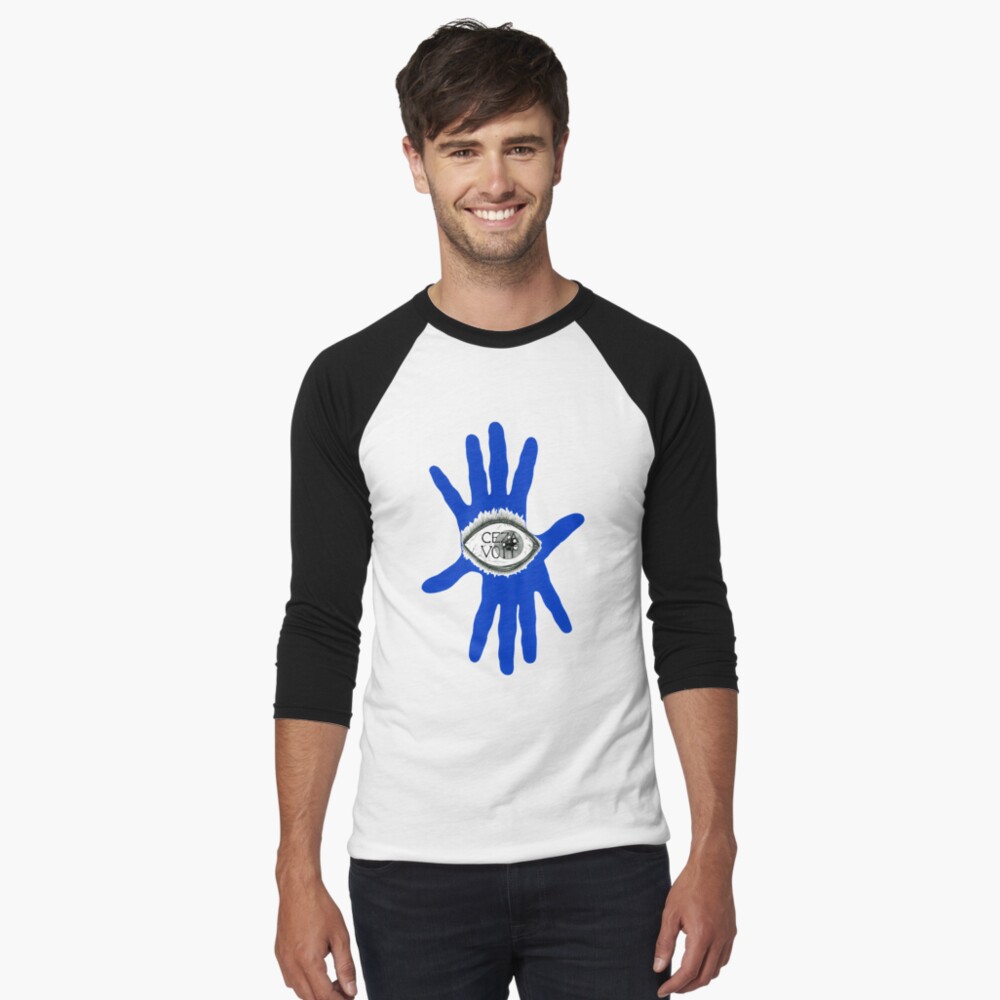 Aperçu de l'œuvre T-shirt baseball manches ¾ créée et vendue par atelierdeceza.