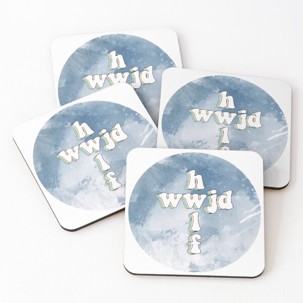 Item preview, hwlf x wwjd circle designed and sold by Anchored  & Co..