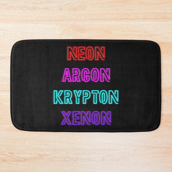 Item preview, Glowing Noble Gases - Neone, Argon, Krypton, Xenon designed and sold by stoppersays.