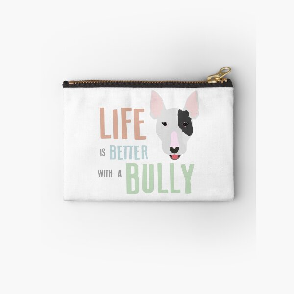 Item preview, Bull Terrier life is better dog quote designed and sold by lozchai.