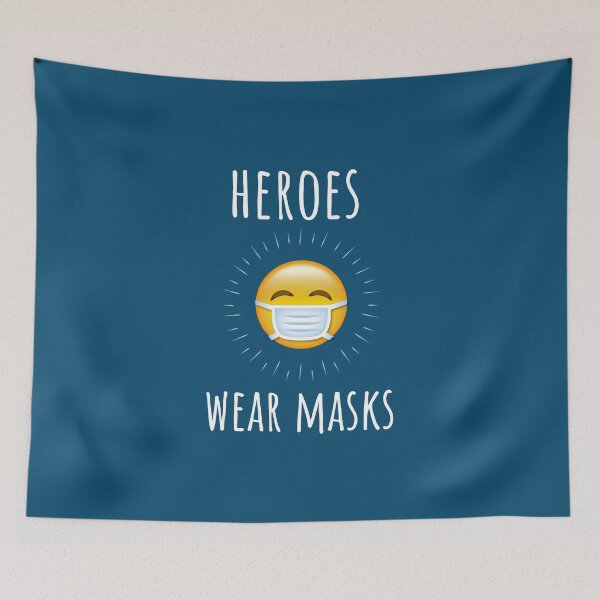 Item preview, Heroes Wear Masks  designed and sold by bonmotto.