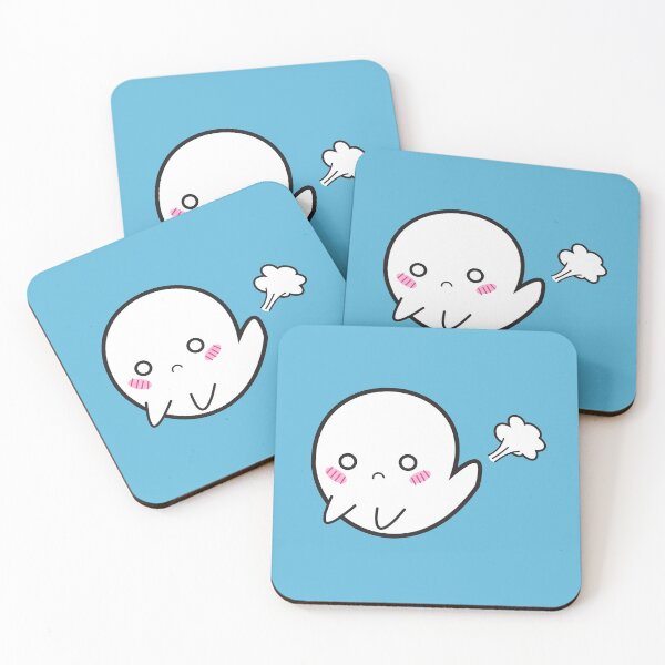 Item preview, Farting ghost kawaii designed and sold by GriffyPrints.