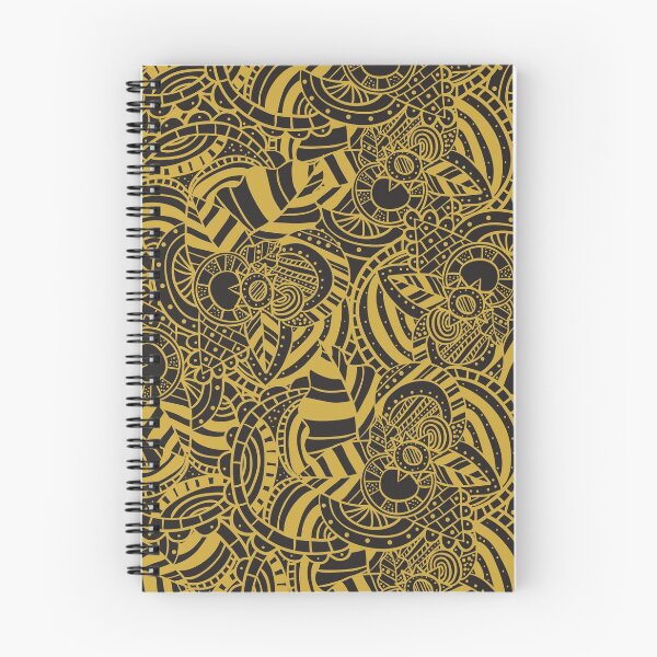 Item preview, Floral negro / dorado confuso designed and sold by Randoprint.