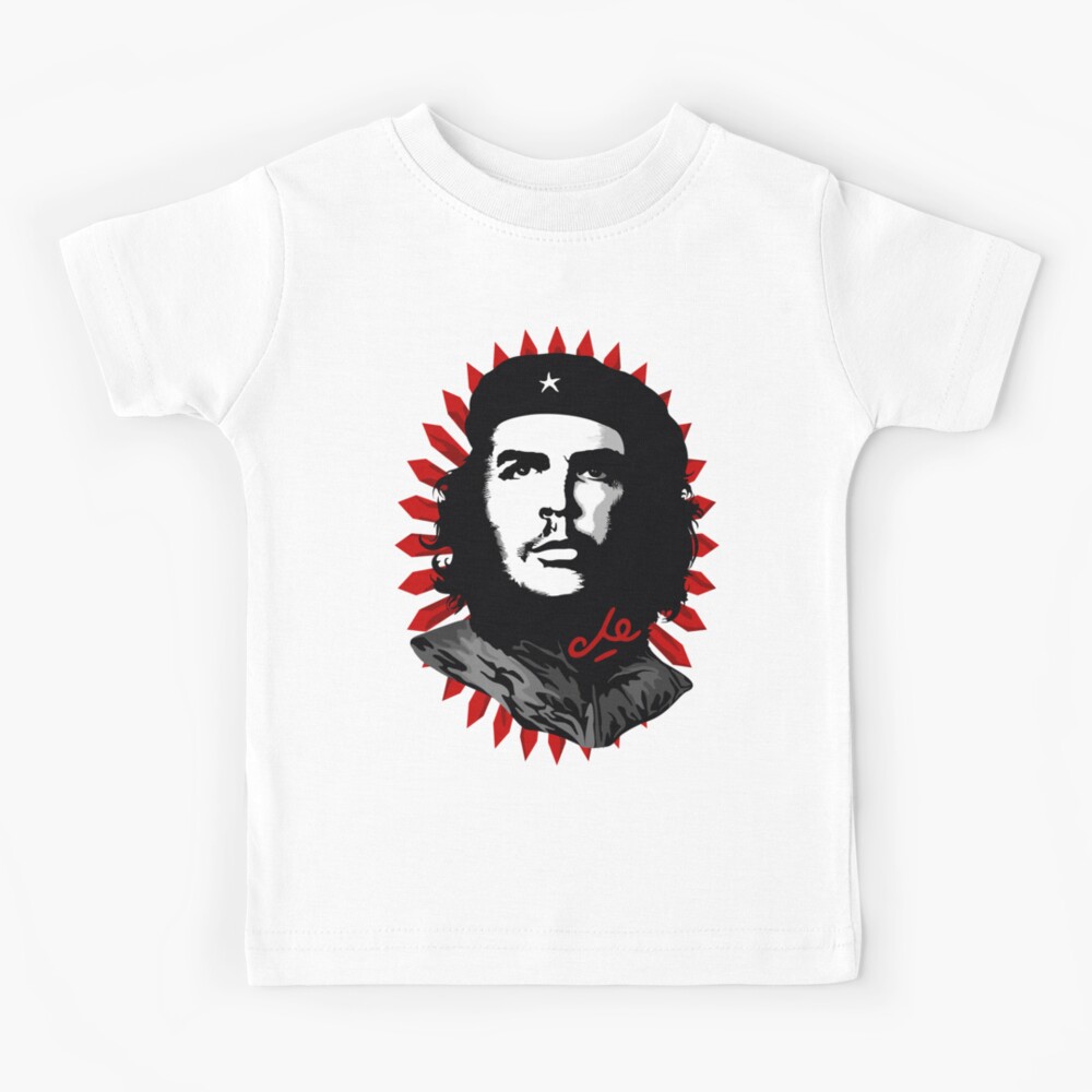 Che Guevara Retro Pop Art Red Kids T Shirt by reesea