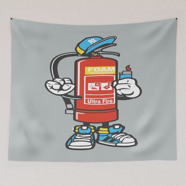 Item preview, Fire extinguisher designed and sold by cartoonbug.