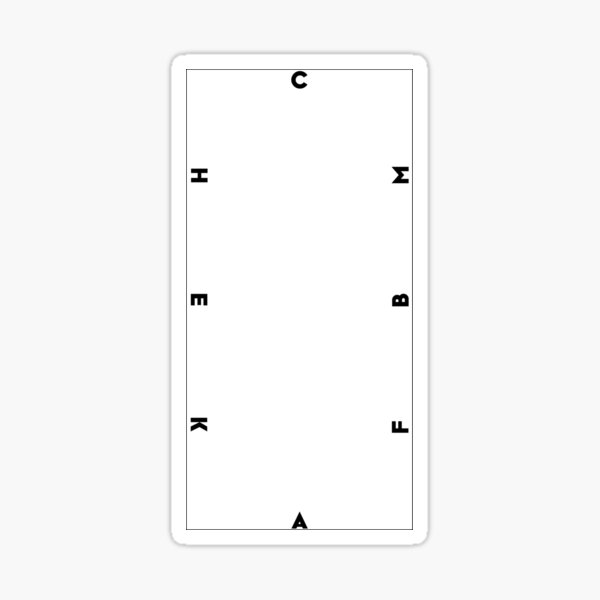 Plain Dressage Arena Sticker