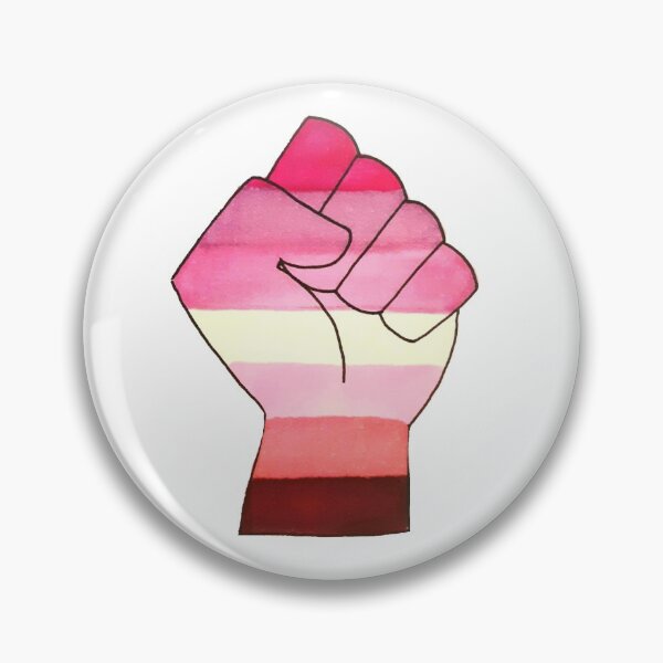 Item preview, Lesbian Pride Fist (Pink) designed and sold by kdm-art.