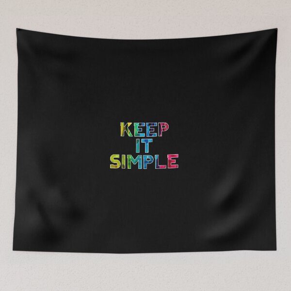 Item preview, Keep it simple designed and sold by Most-Mysterious.