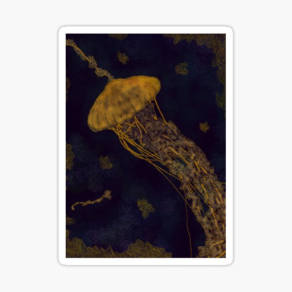 Goldqualle Sticker