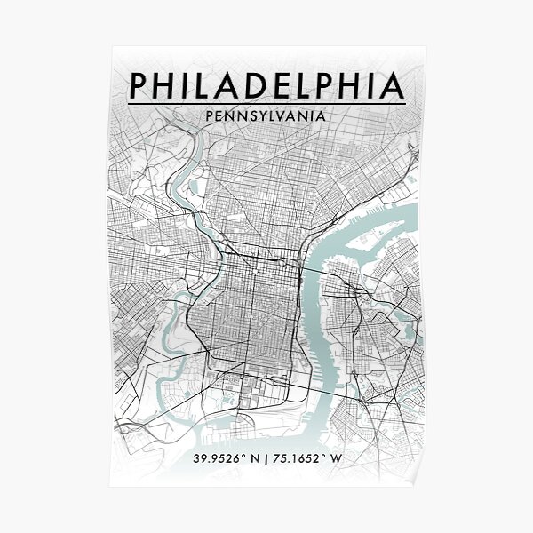Philadelphia City Map Poster